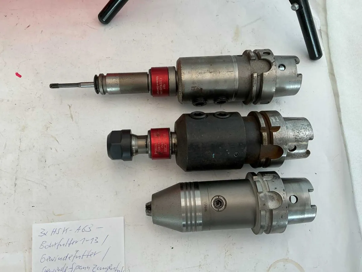 Emuge HSK-A63- Bohrfutter/Gewindefutter/-Spannzangenfutter (3x)
