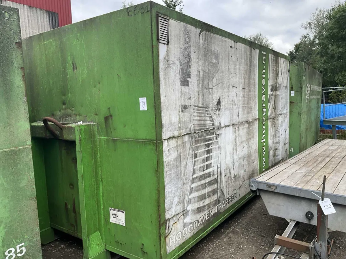 Hakenlift-Containercontainer