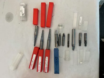Wirth 12x VHM konische Fräser / Gesenkfräser teilweise unbenutzt, Gewicht 2kg – RESALE