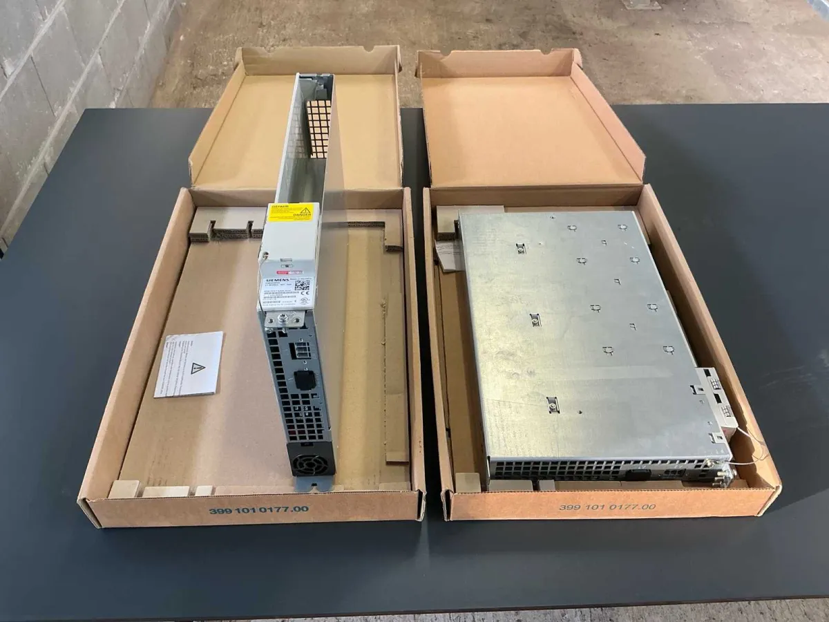 2x Siemens SIMODRIVE 611 6SN1123-1AA00-0CA1 Leistungsmodul – 50 A – funktionsfähig