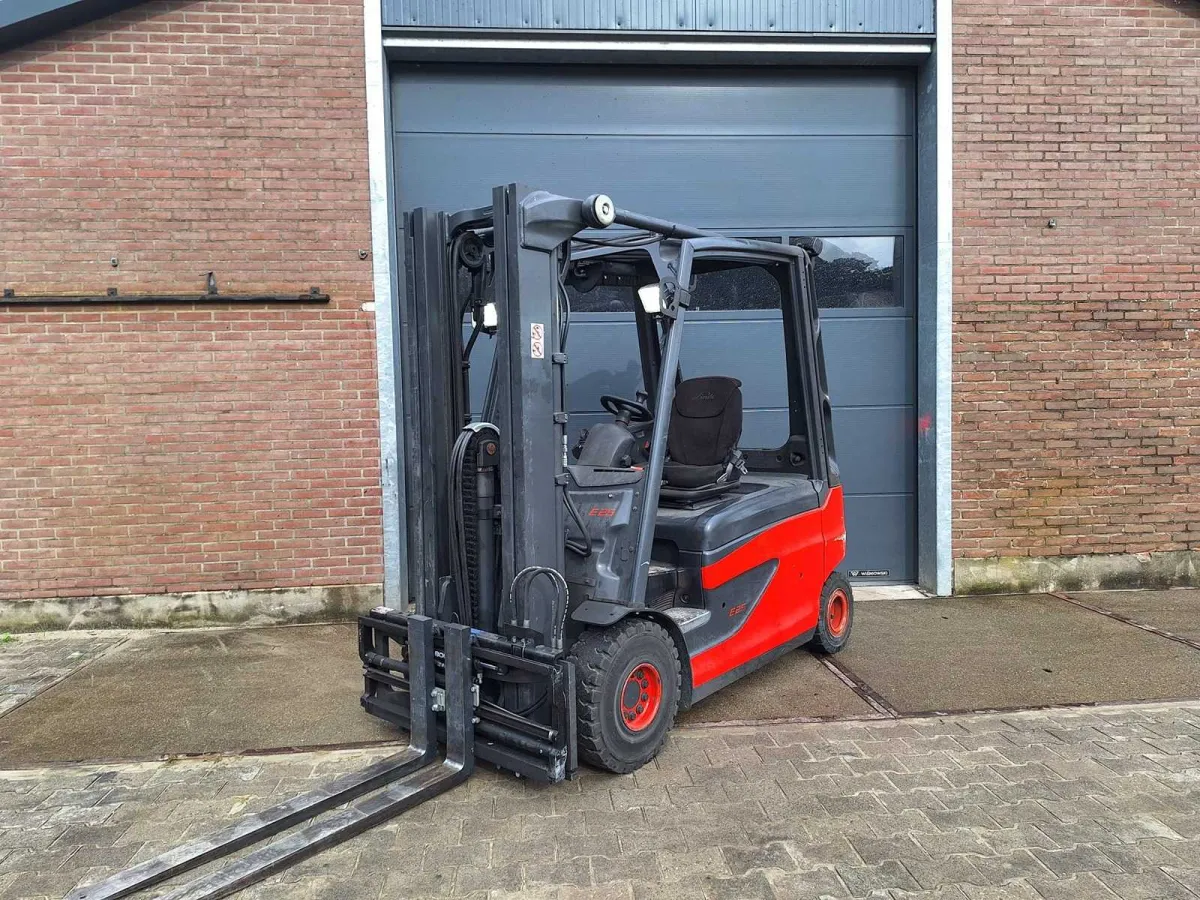 Linde - 2020 - E25L-01 - 4,76M Sperrholz, Freiheber, Gabelpositionierer, Seitenschieber - Gabelstapl