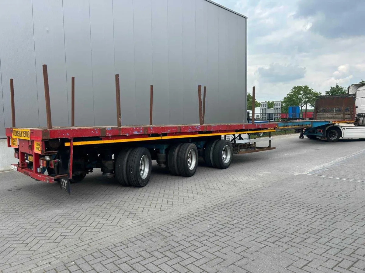 1990 Nooteboom OVB-48 VV 4-achsliger Sattelauflieger – 48 Tonnen – 3x hydraulisch gelenkt