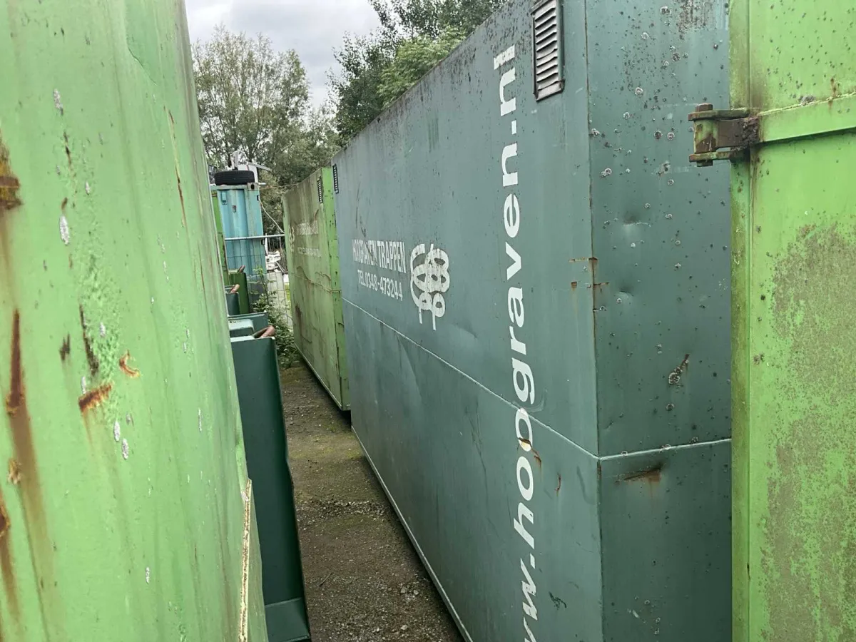 Hakenlift-Containercontainer