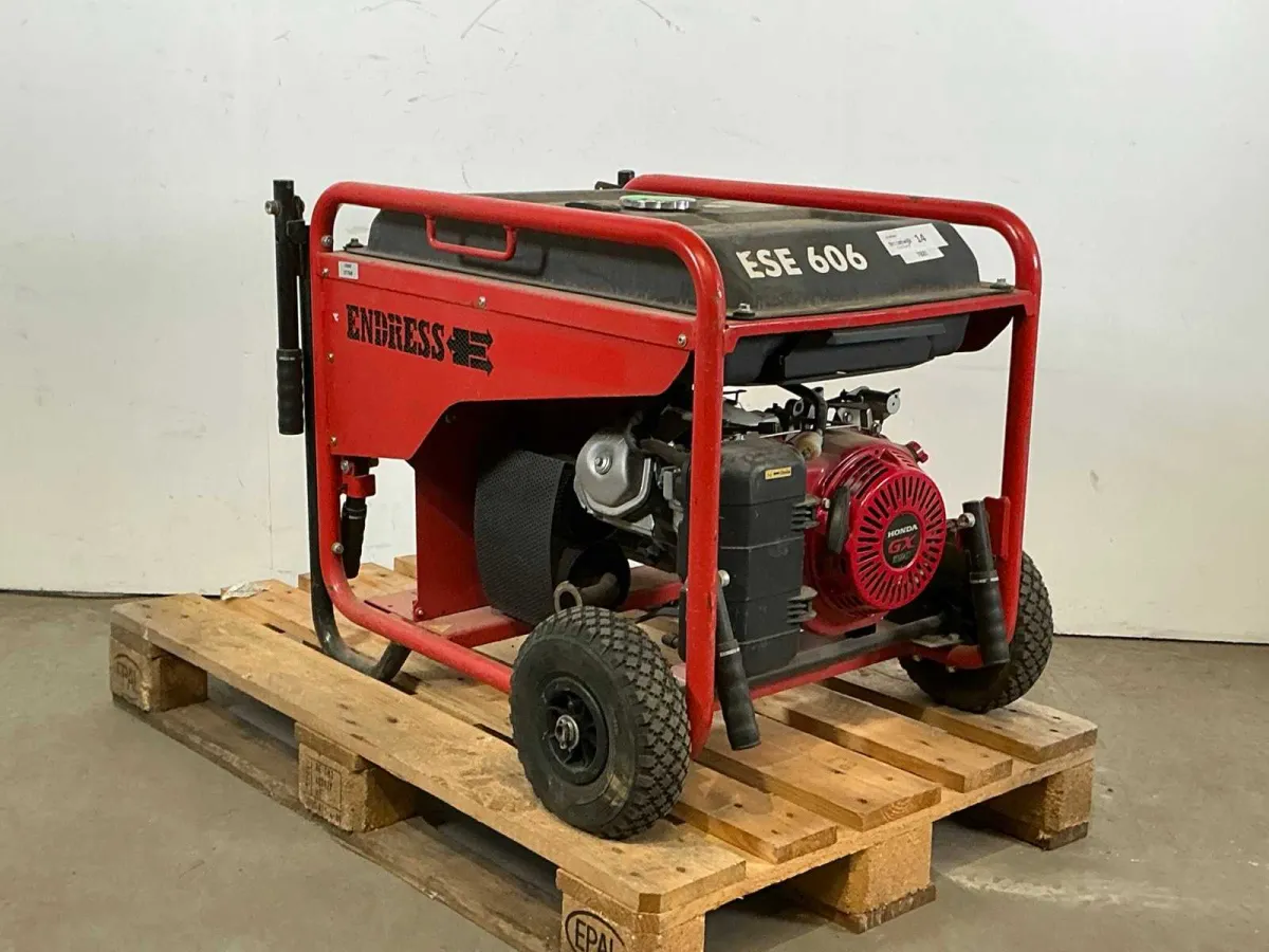 2017 Endress ESE 606 DHG-GT Duplex-Generator Benzin 6,5kVA 1x RA 1x400V