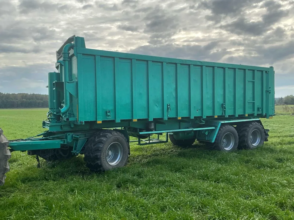 1989 Van Hool R-309 dreiachsiger landwirtschaftlicher Kipper – ca. 35 m³ – eigene Hydraulik