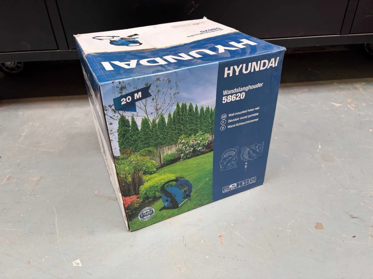 Hyundai 58620 Wandschlauchhalter-Gartenschlauch (7x)