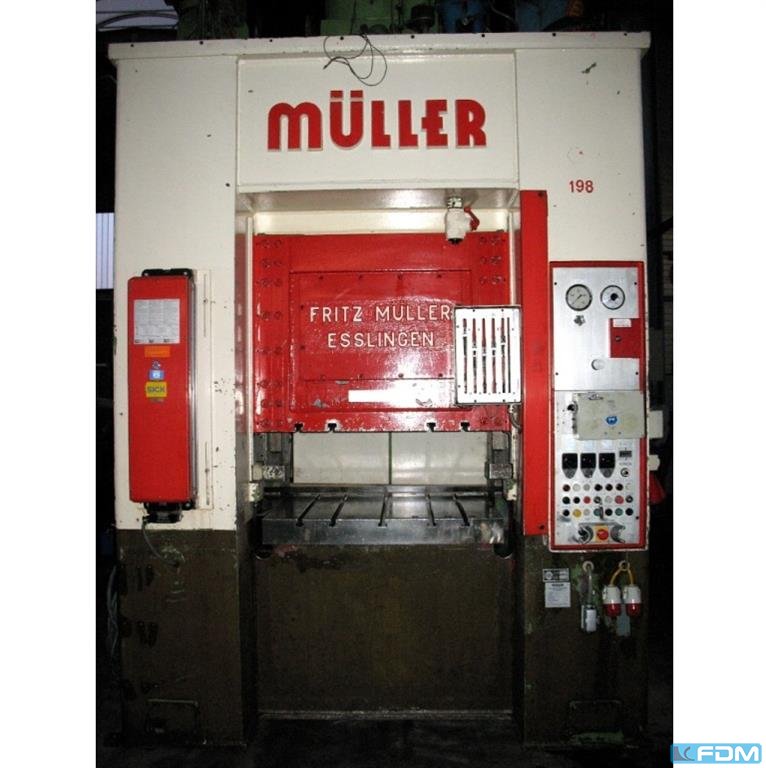 MUELLER SD 250/200.1.2 hydraulische Doppelständer (zieh) presse