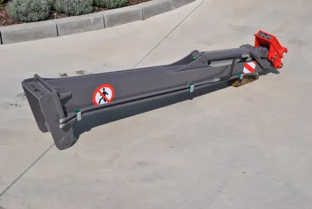 Verlängerungsarm passend zu 6 - 10 t Minibagger Sortierlöffel / Sortierschaufel 80 cm mit Martin M03 Aufnahme – RESALE