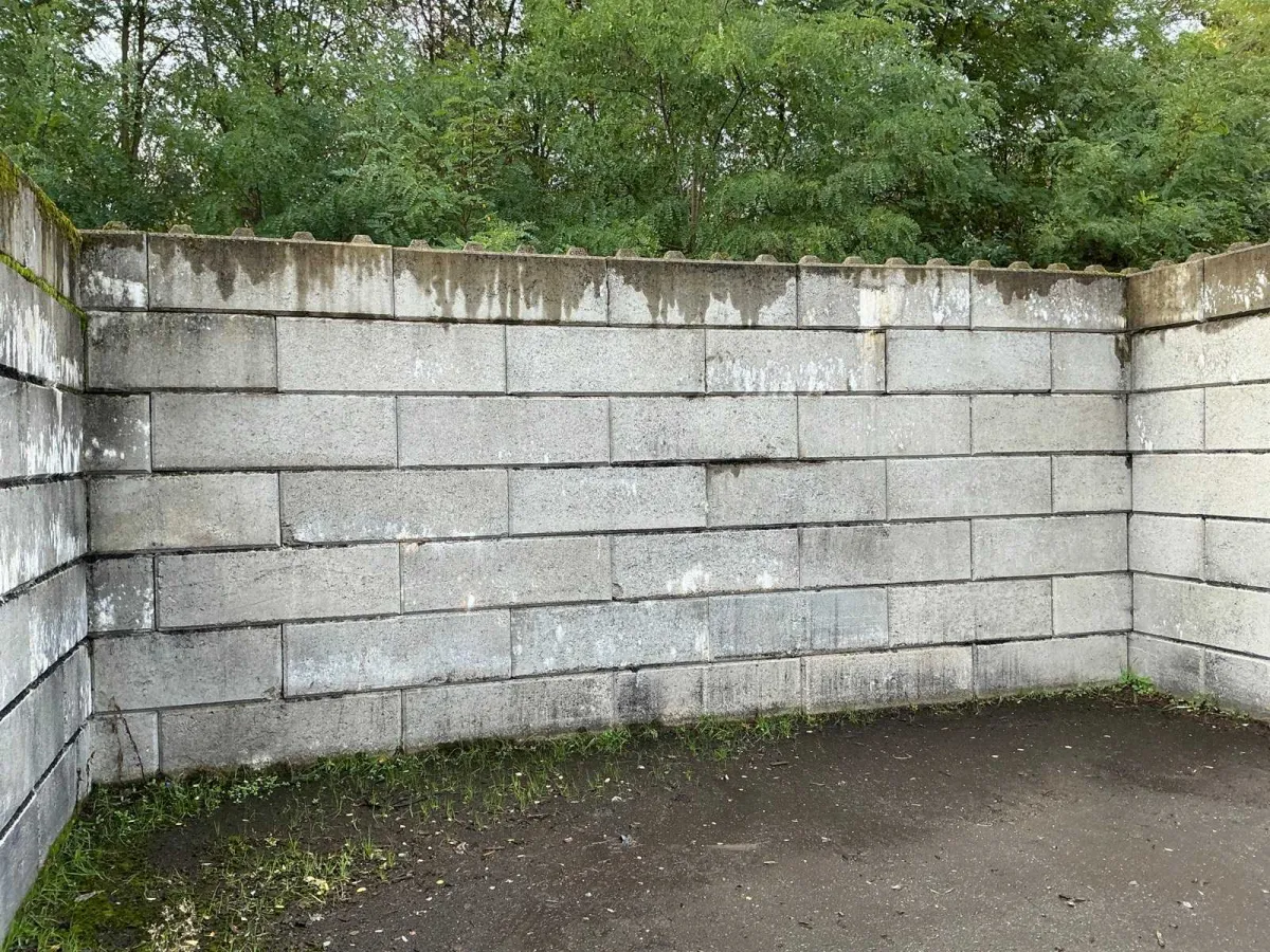 Stapeln von Betonblöcken (35x)
