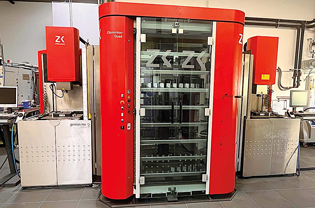 Zimmer & Kreim ZK Genius 700/Chameleon Quad Erodieranlage