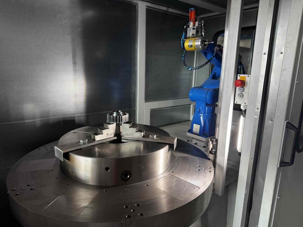 Klaassen RZE 10 Zahnradentgratmaschine
