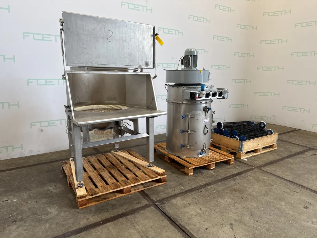 Gericke SAM bag dump station with WAM dustfilter - Bag dum Gericke