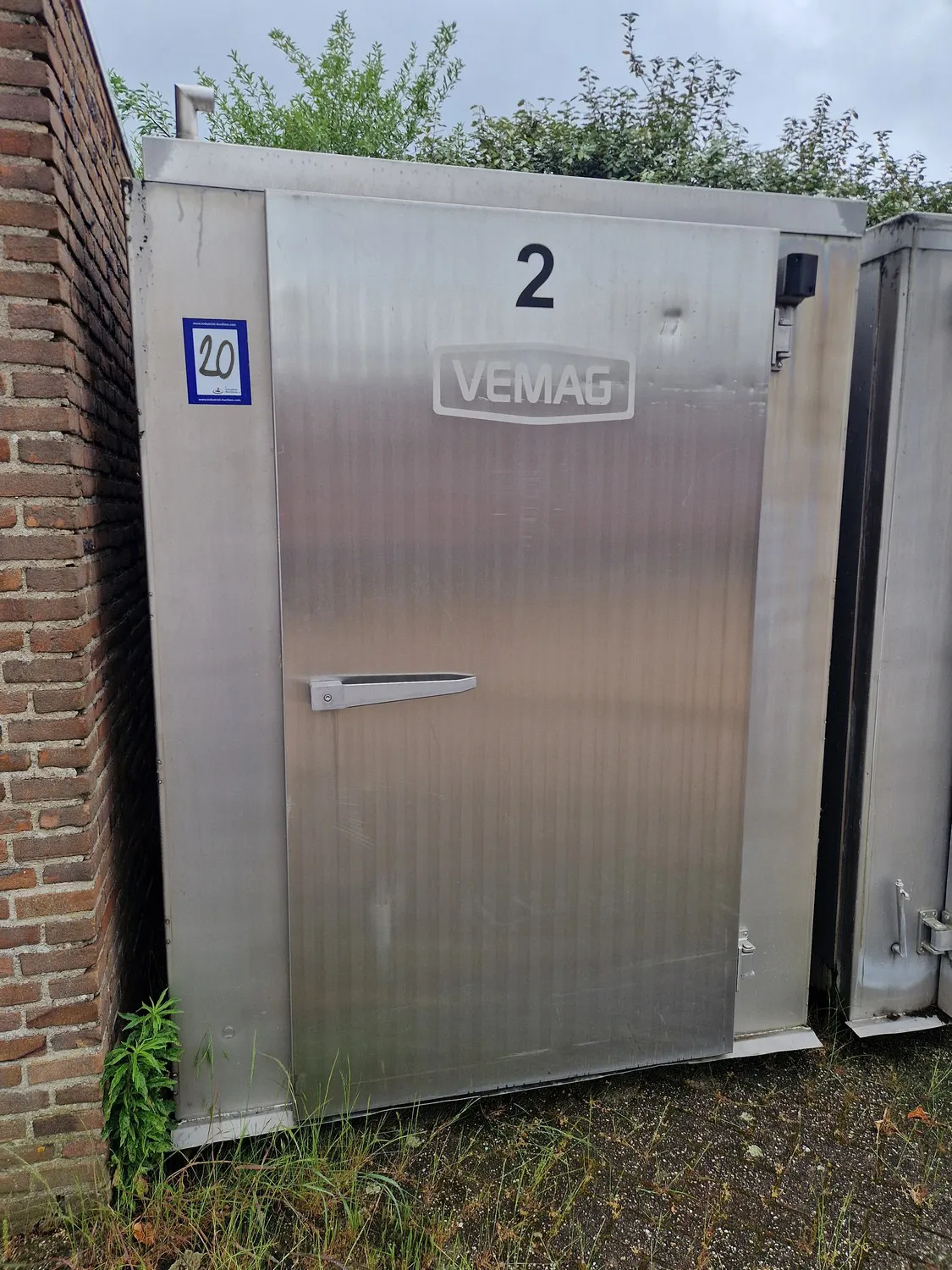 Vemag AEROMAT smoke chamber for 4 trolleys with co
