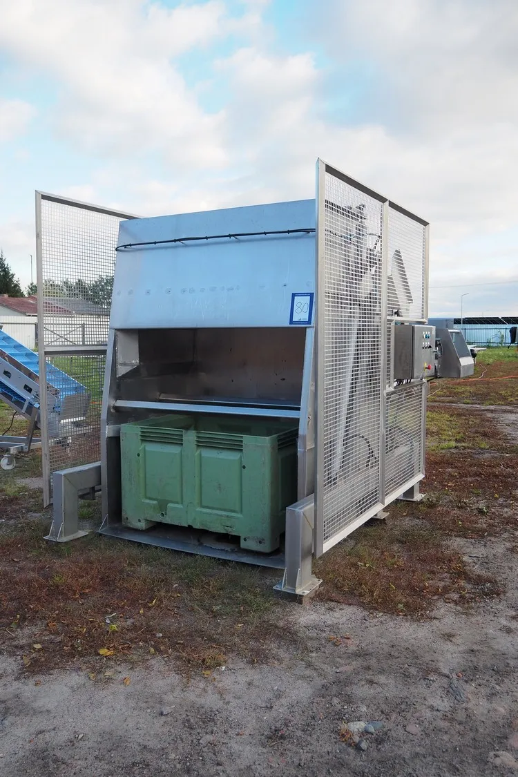 Van Lente s/s tilting device for pallet boxes, typ