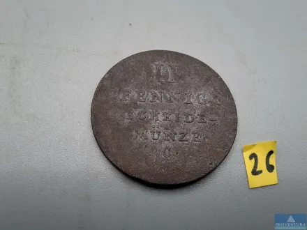 Umlaufmünze Königreich Hannover 2 Pfennig 1824C – RESALE