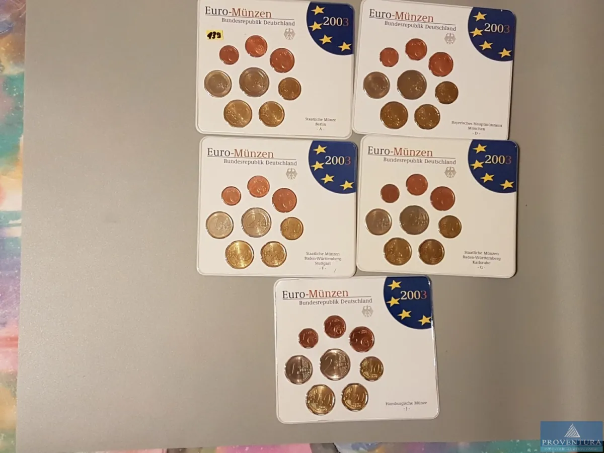 Euro-KMS Bundesrepublik Deutschland 2003 ADFGJ st