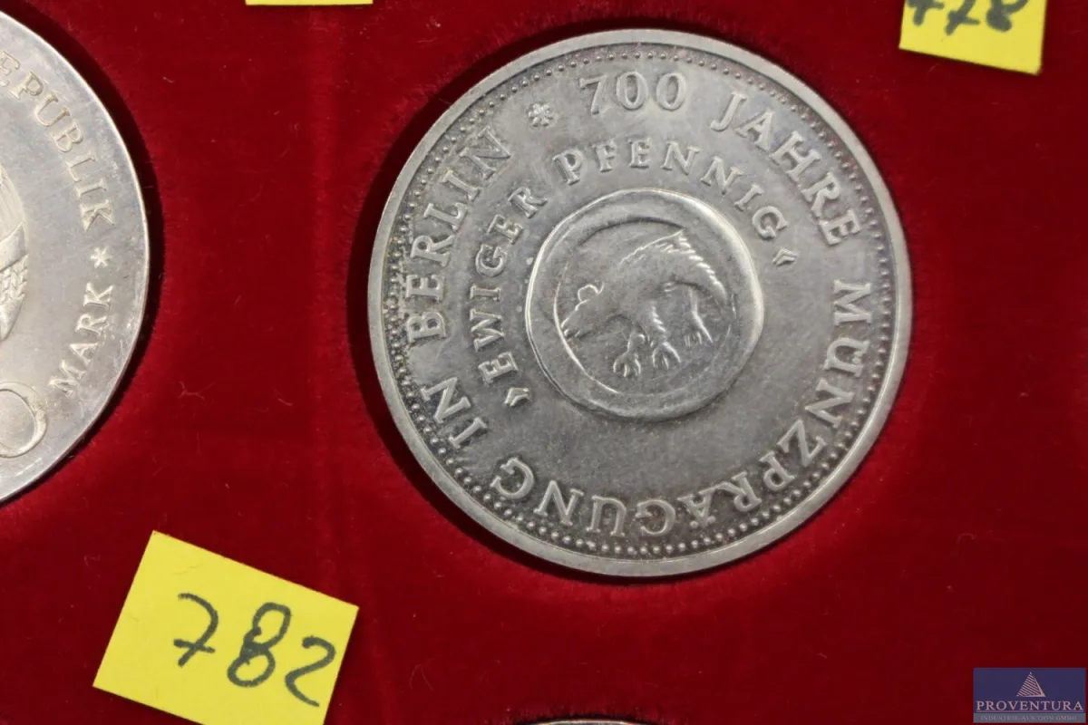 Sammlermünze DDR 10 Mark 700 Jahre Münzprägung Ber