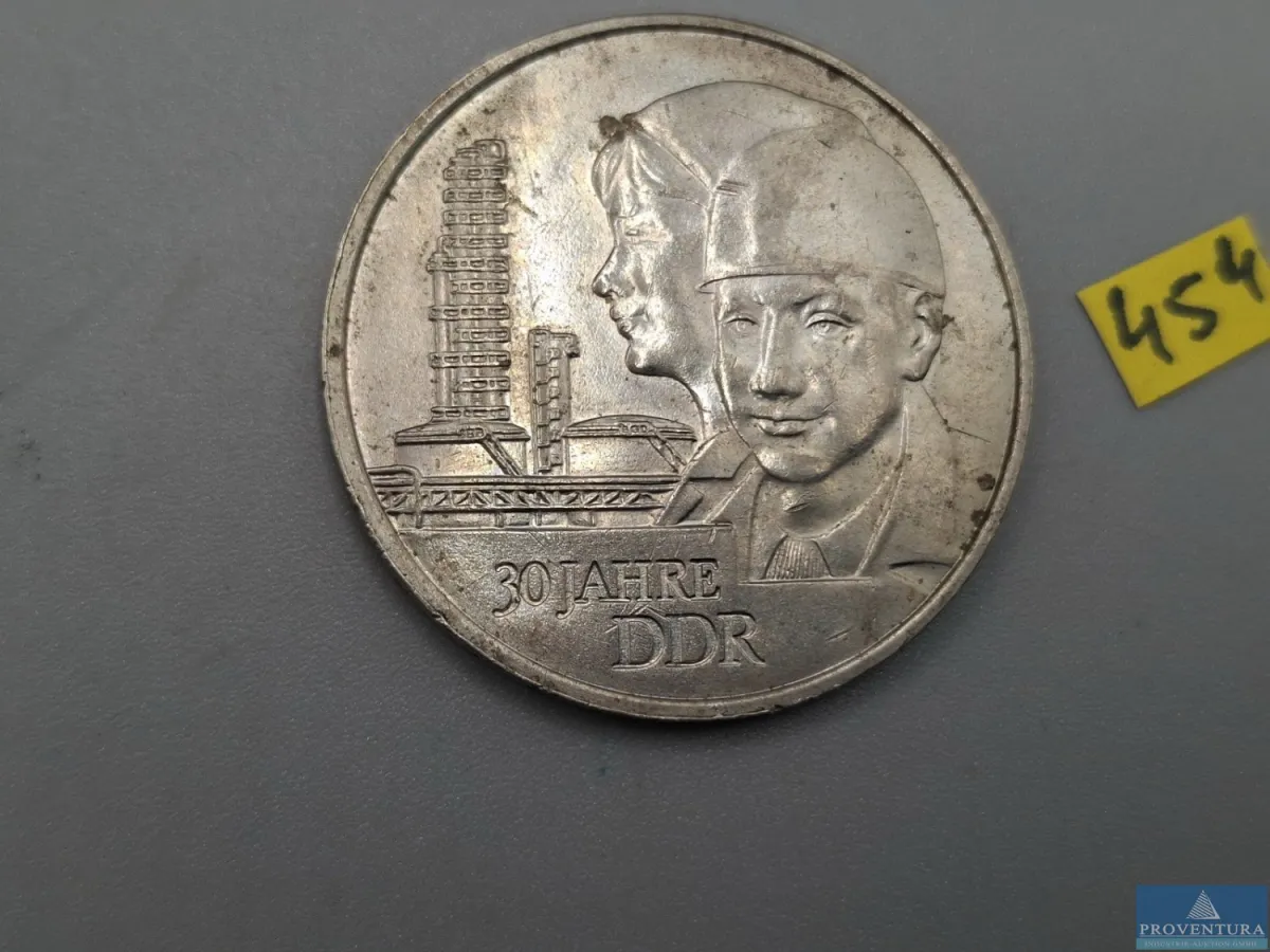 Umlaufmünze DDR 20 Mark 1979 30 Jahre DDR vz KM75