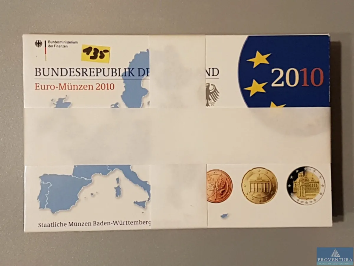 Euro-KMS Bundesrepublik Deutschland 2010 ADFGJ pp