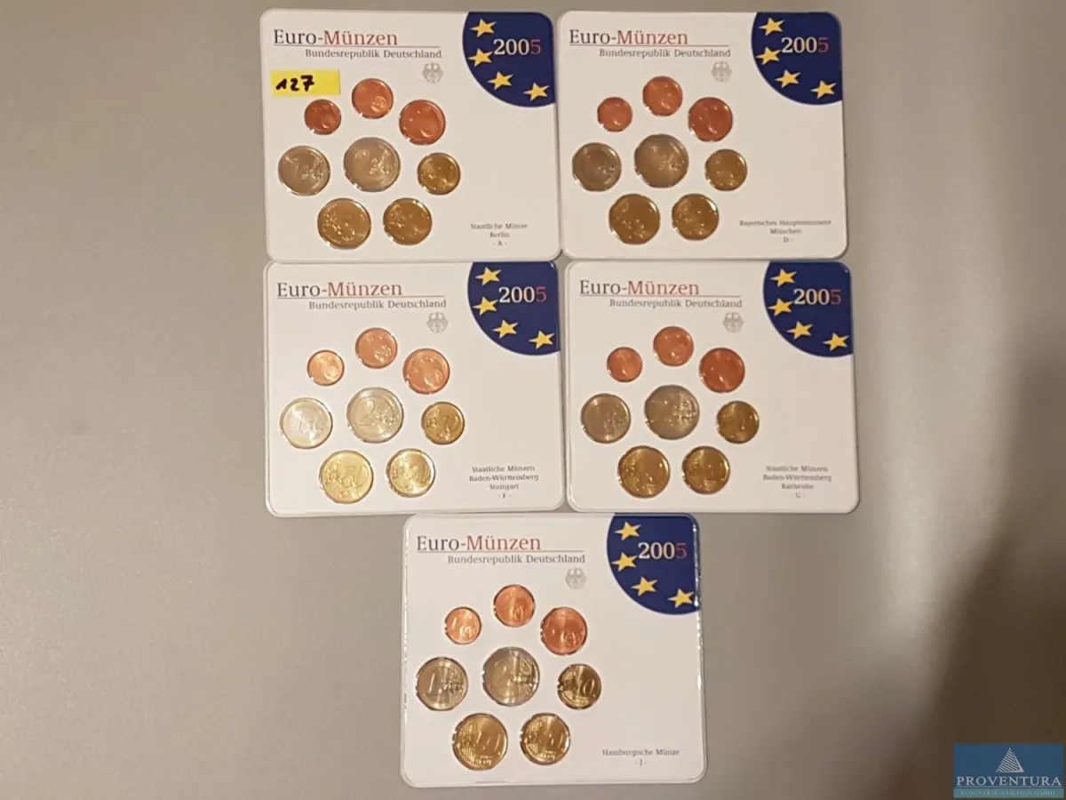 Euro-KMS Bundesrepublik Deutschland 2005 ADFGJ st
