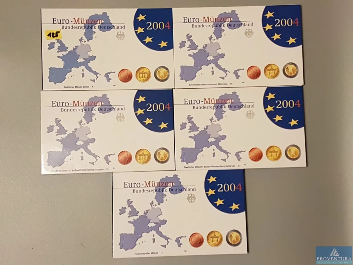 Euro-KMS Bundesrepublik Deutschland 2004 ADFGJ pp