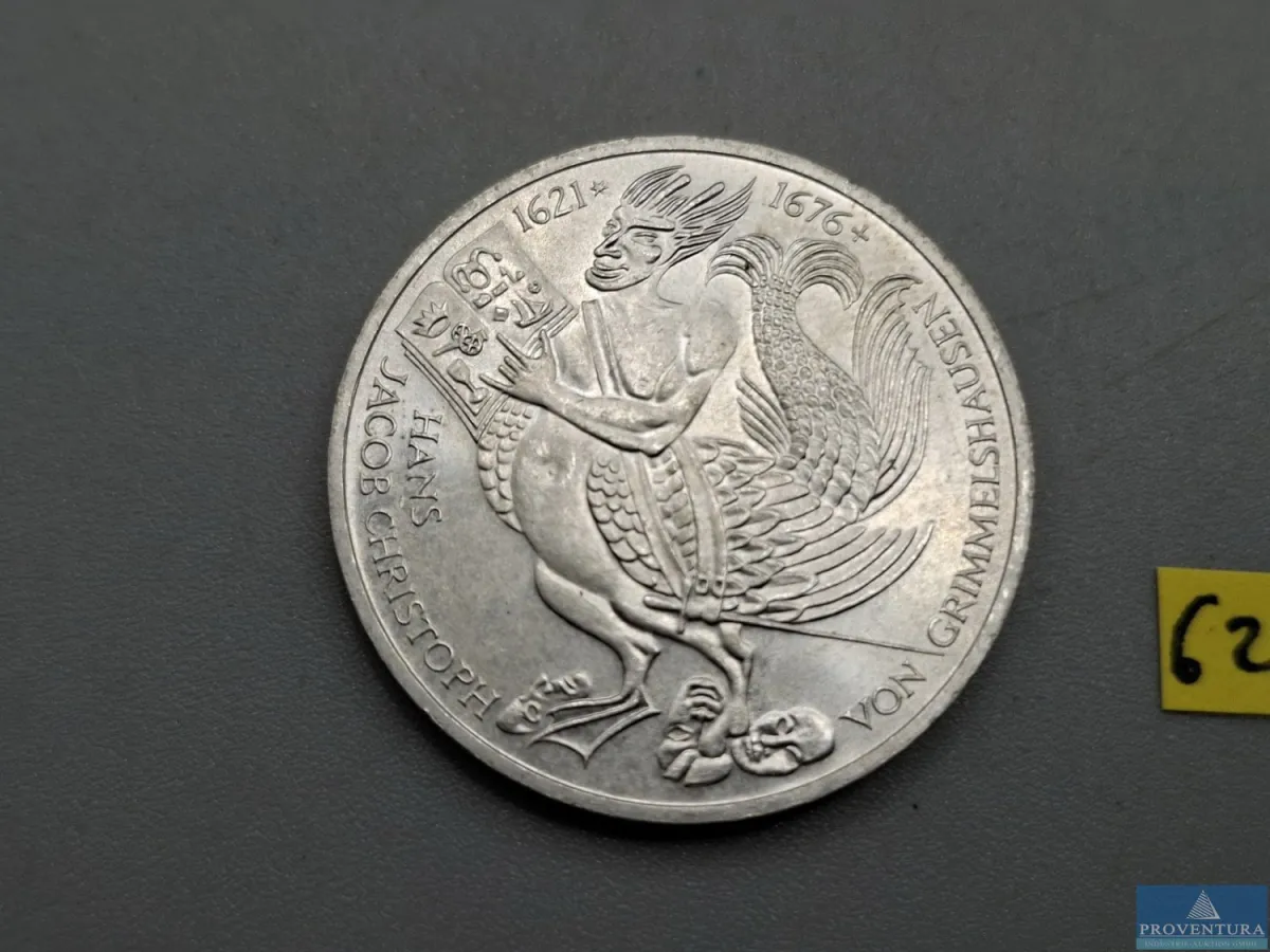 Silbermünze Bundesrepublik Deutschland 5 DM Hans J