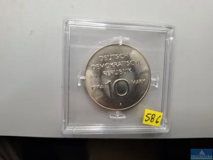 Sammlermünzen DDR 10 Mark 1974 DDR Plakette – RESALE