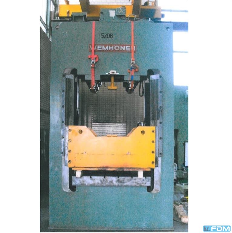WEMHOENER 300K 300 SO (UVV) hydraulische Doppelständer (zieh) presse
