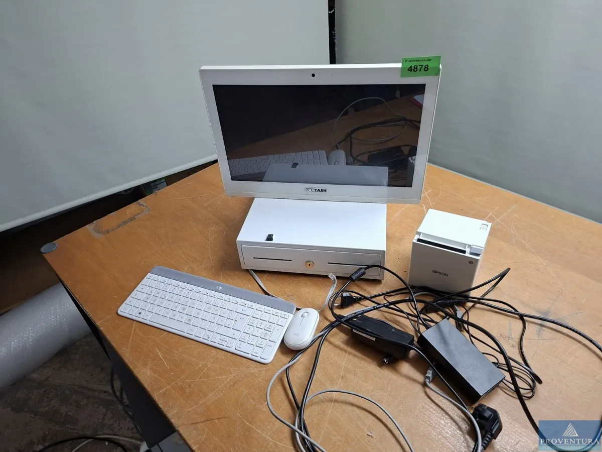 PC-System aus ehemaligen Kassenarbeitsplatz SHUTLE