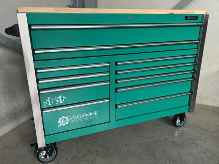 Stahlgruppe SG56 professioneller Schwerlast-Werkzeugwagen – RESALE