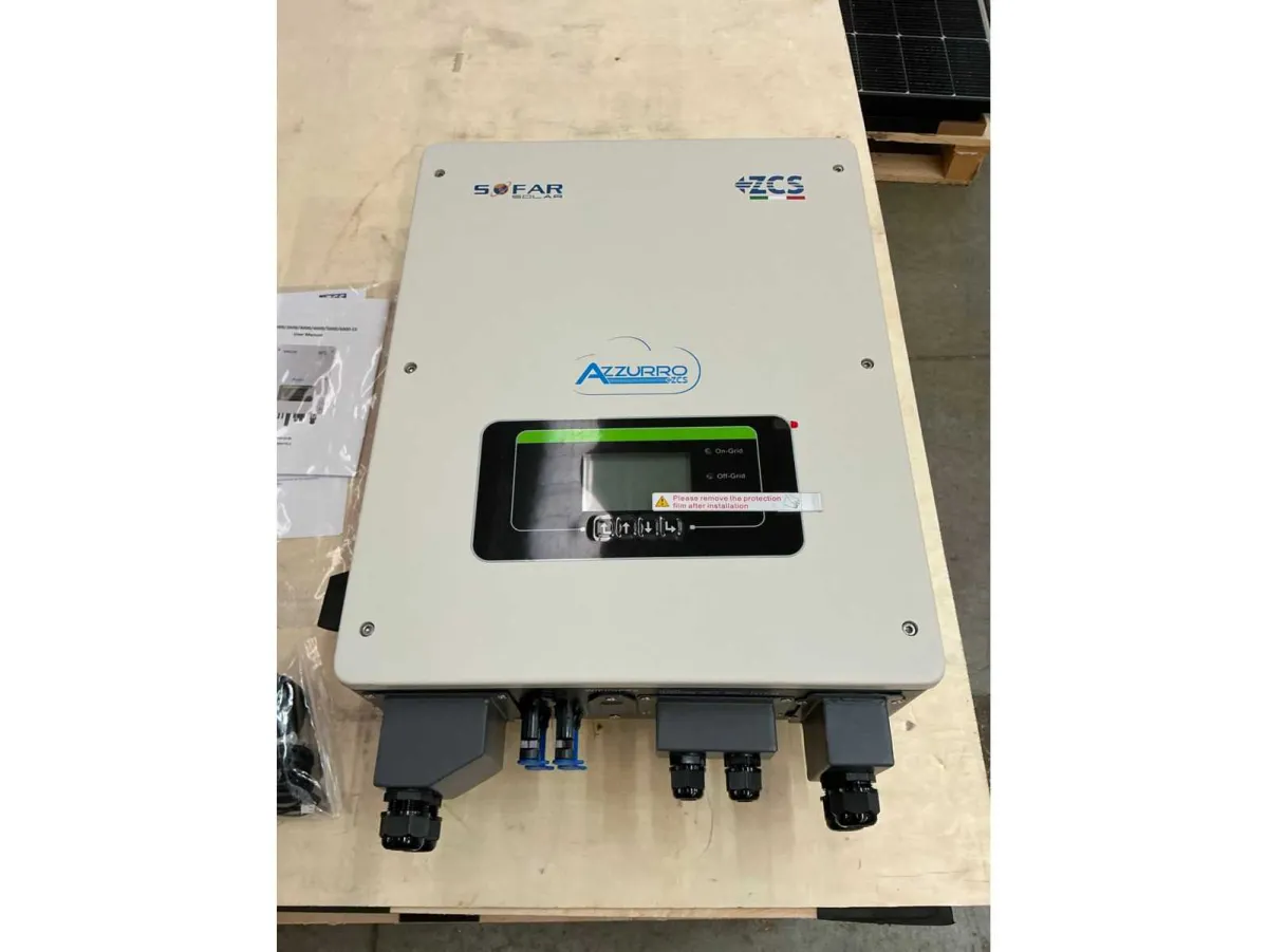 Onduleur ZCS SOFAR HYD4000-ES Azzurro pour stockage hybride (RÉF : 4005002)