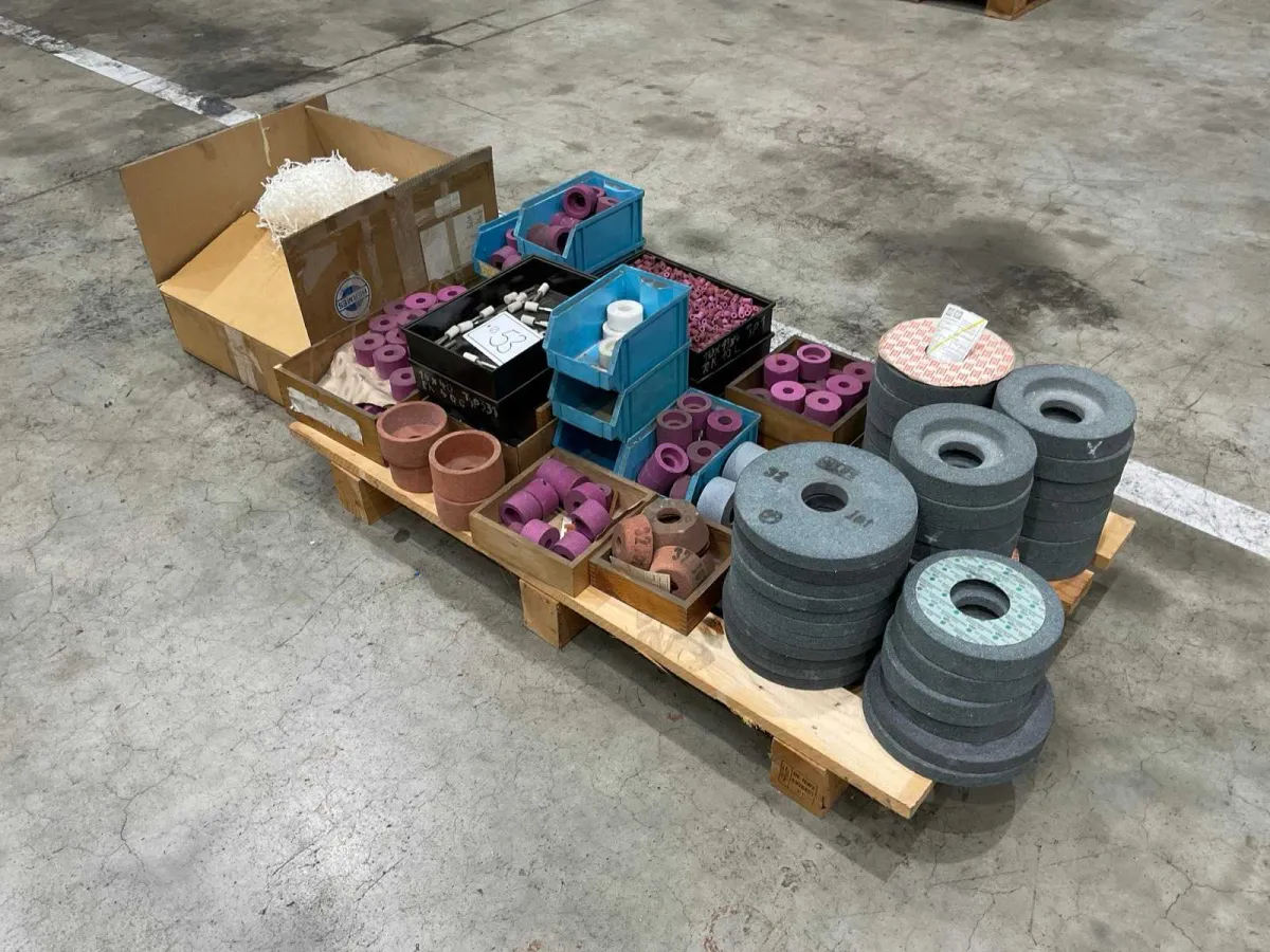 Ruedas de rectificado de lotes mixtos
