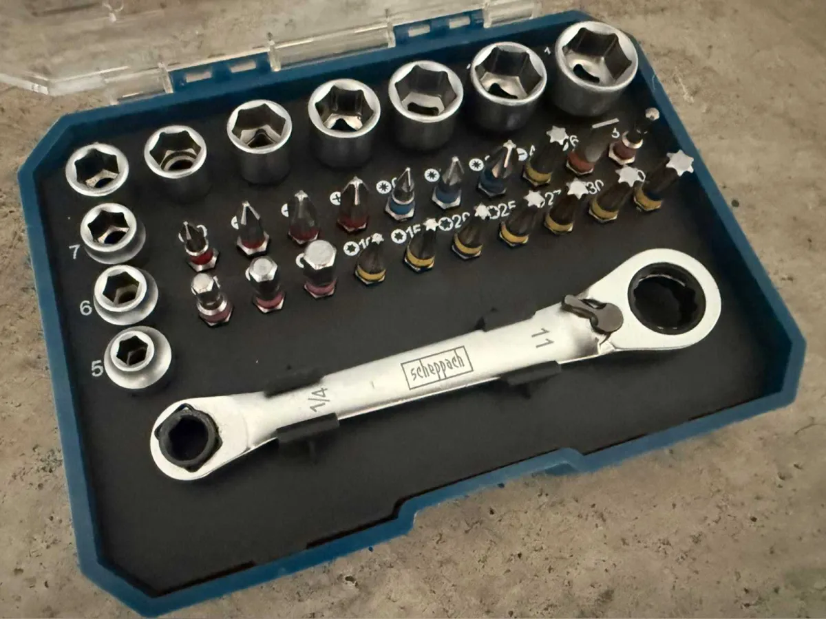 Scheppach Socket and Bit Set