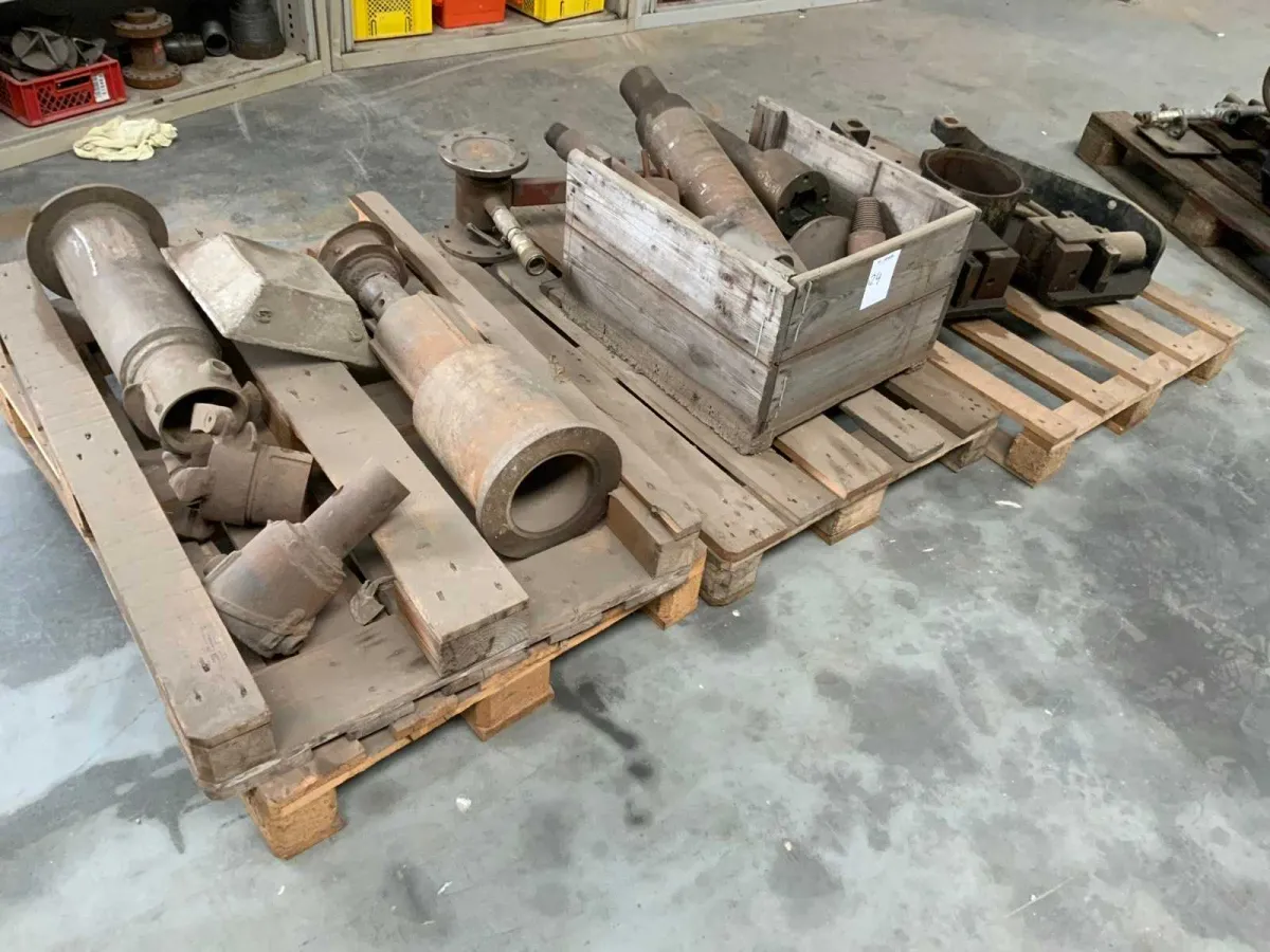 Batch of drilling machine parts