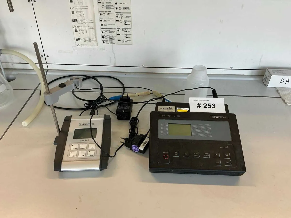WTW-SI Analyts Microprocessor Laboratory pH/mV Meter with Multifunctional Display