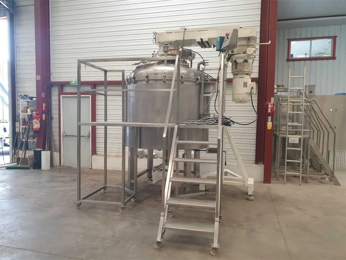 RAYNERI – KOAXIALTYP – Edelstahl-Planetenmischer – 3000 Liter