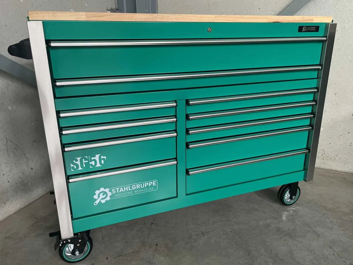 Stahlgruppe SG56 professioneller Schwerlast-Werkzeugwagen