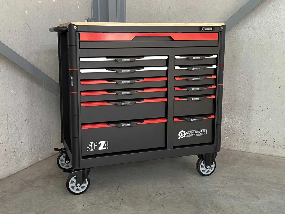 Stahlgruppe SG24 Professioneller Werkzeugwagen