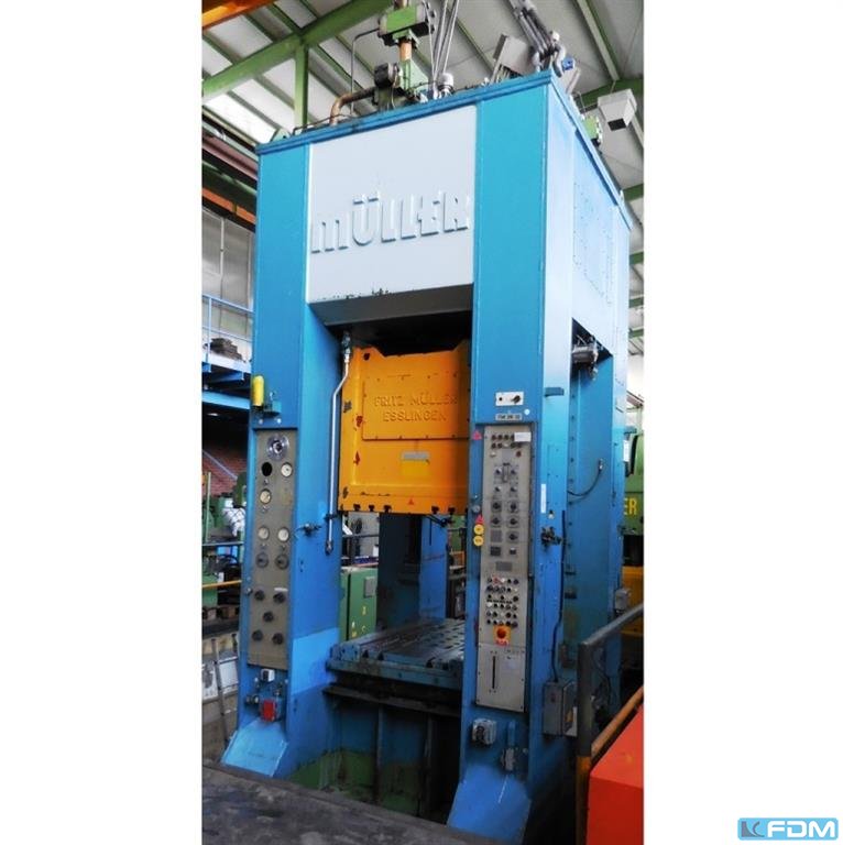 MUELLER ZE 500 - 12/12.2.1 (UVV) hydraulische Doppelständer (zieh) presse