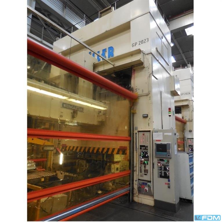 MÜLLER ZE 1000-40.3.2 hydraulische Doppelständer (zieh) presse