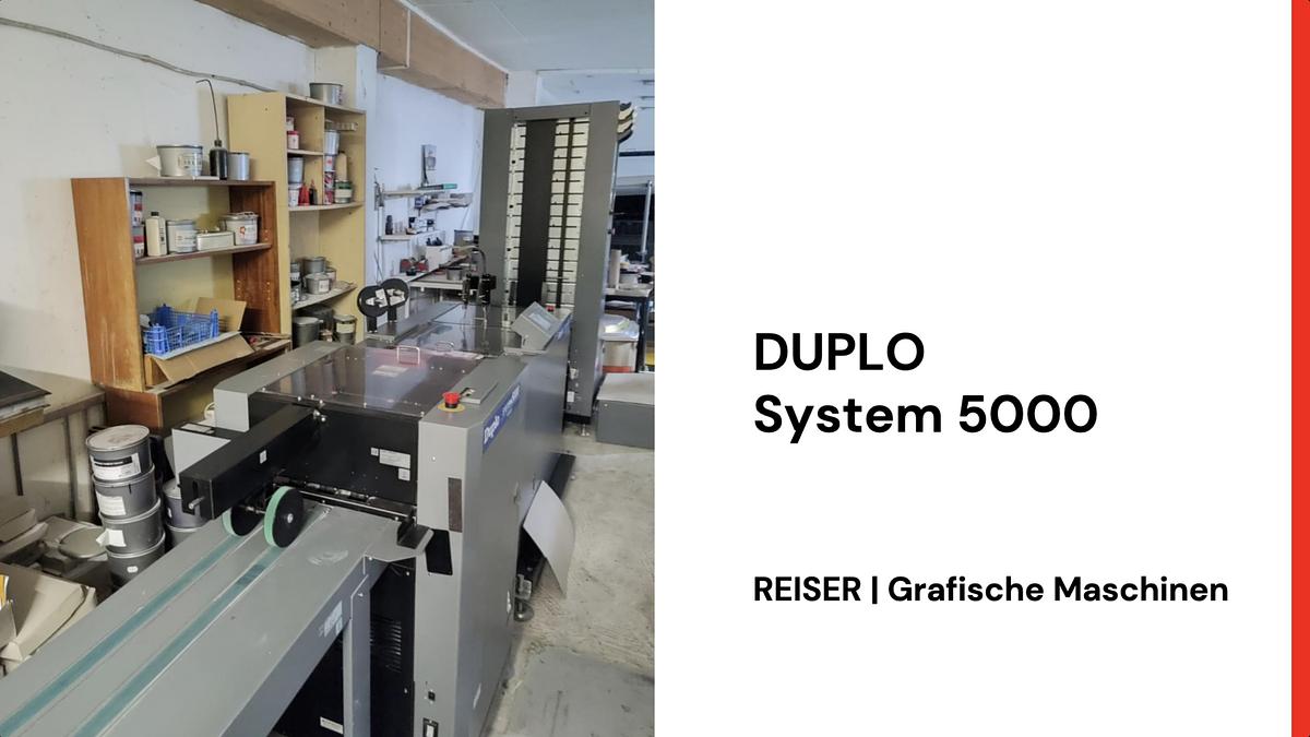 DUPLO System 5000 Broschürenstrecke