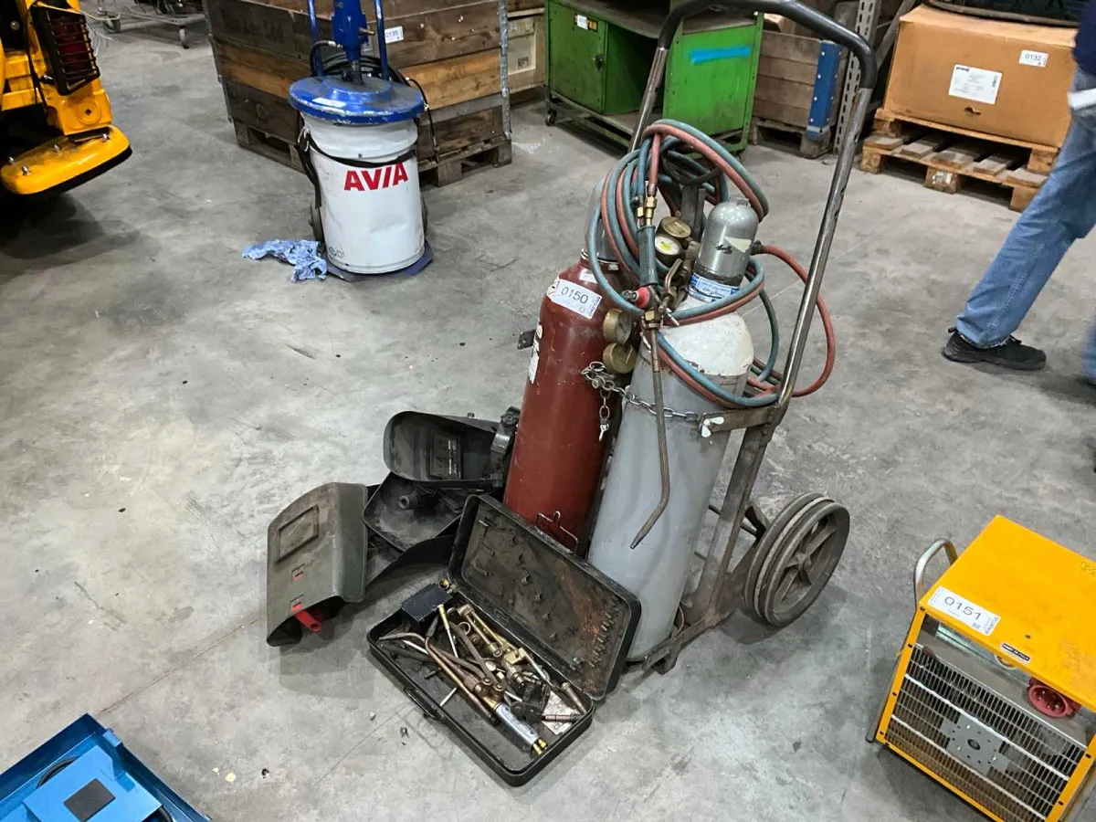 Oxy-fuel burner complete set