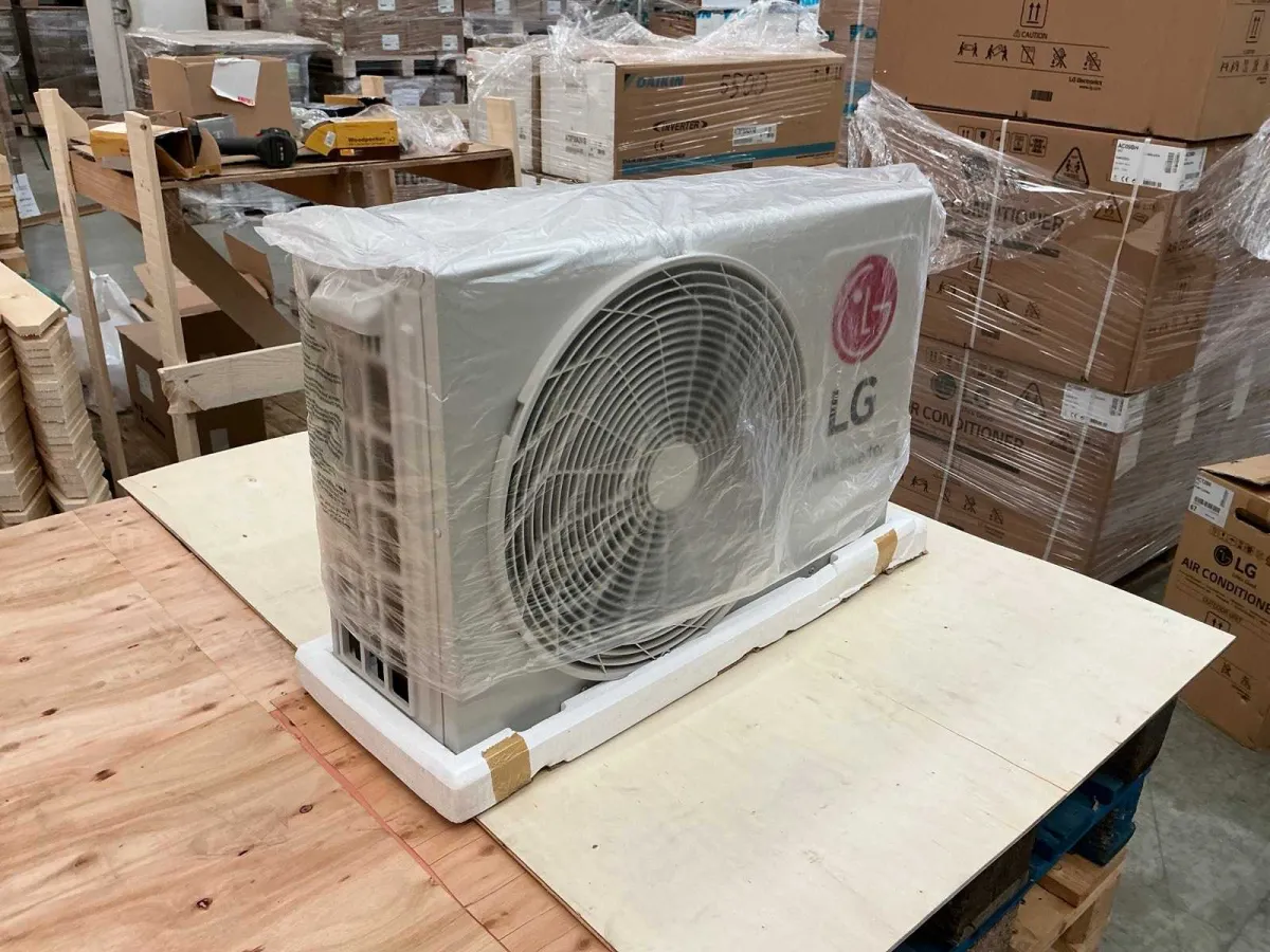 (komplettes Bausatz) LG AC12BK 12000 Spiegel Innenraum + Außengerät für Klimaanlage (REF: 4005369+ I