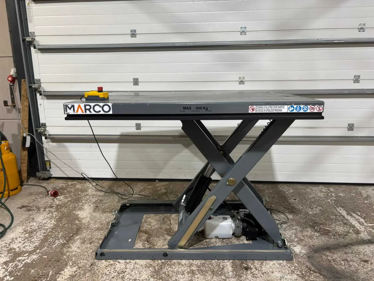 2020 Marco Professional Scissor Lift Table (500 kg) – funktionsfähig
