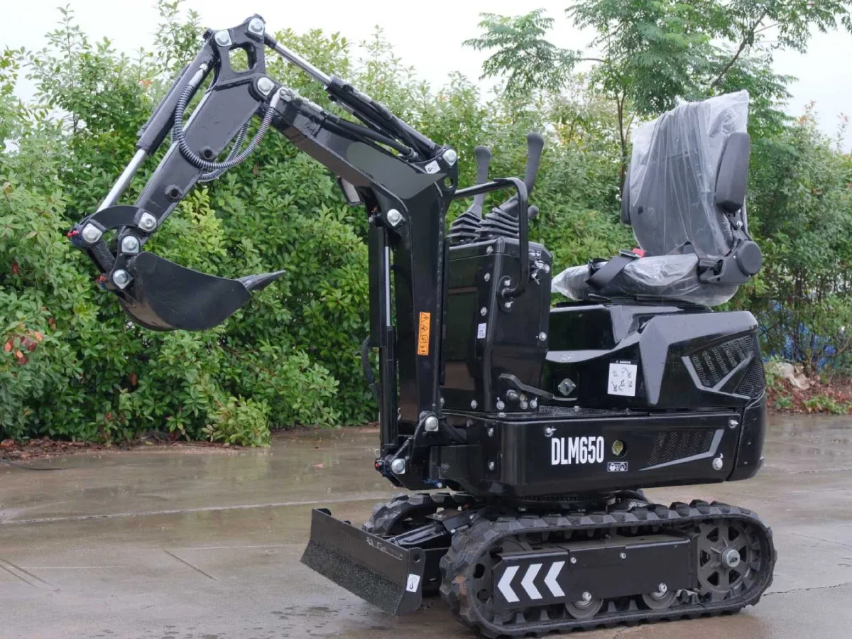 2026 DLM Mini-Bagger 650 kg – Neu – Dreharm – 70 cm breit – 2 Jahre Garantie