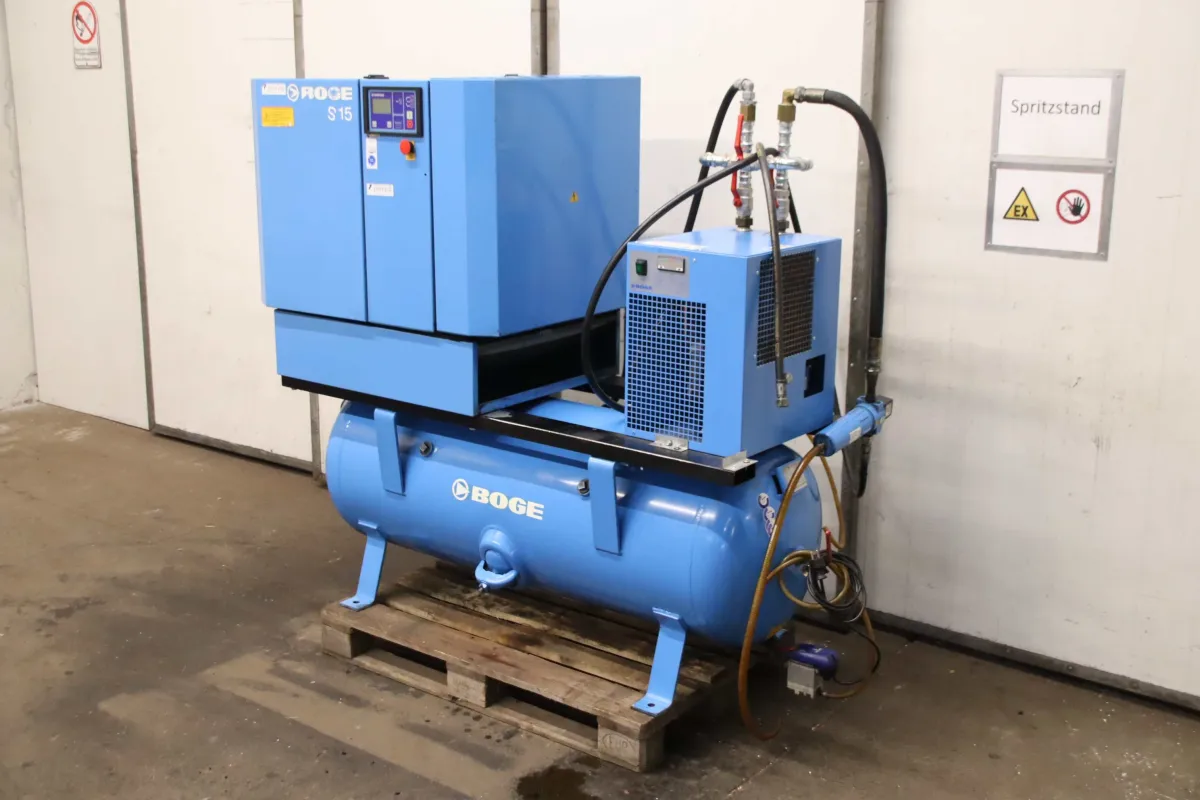 Boge S 15 DT 18 Screw compressor 1.48 m³/min with dryer