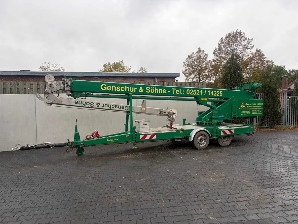 1998 - Böcker - AHK 27/700 - Telescopic crane on trailer
