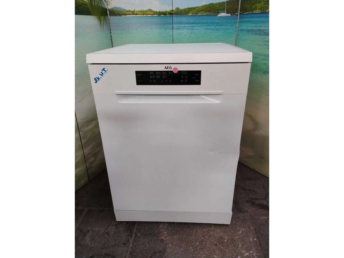 AEG FFB6491AZW Standgeschirrspüler – 14 Maßgedecke, SatelliteClean, MaxiFlex