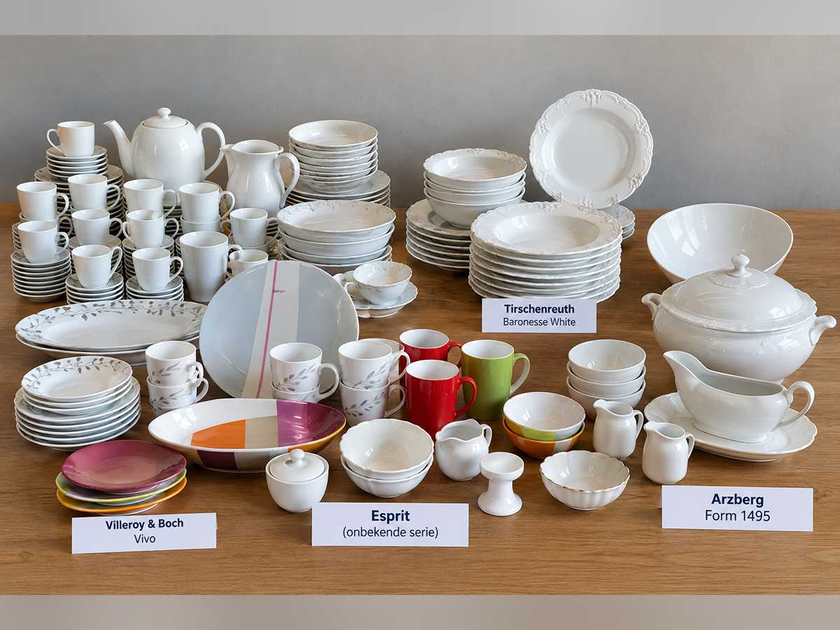 Villeroy & Boch, Tirschenreuth, Esprit und Arzberg – Geschirr – Partei