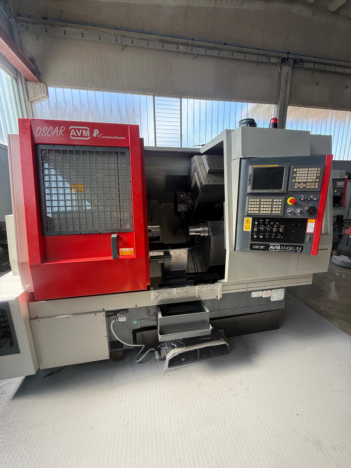 Angelini Oscar CNC lathe with driven tools